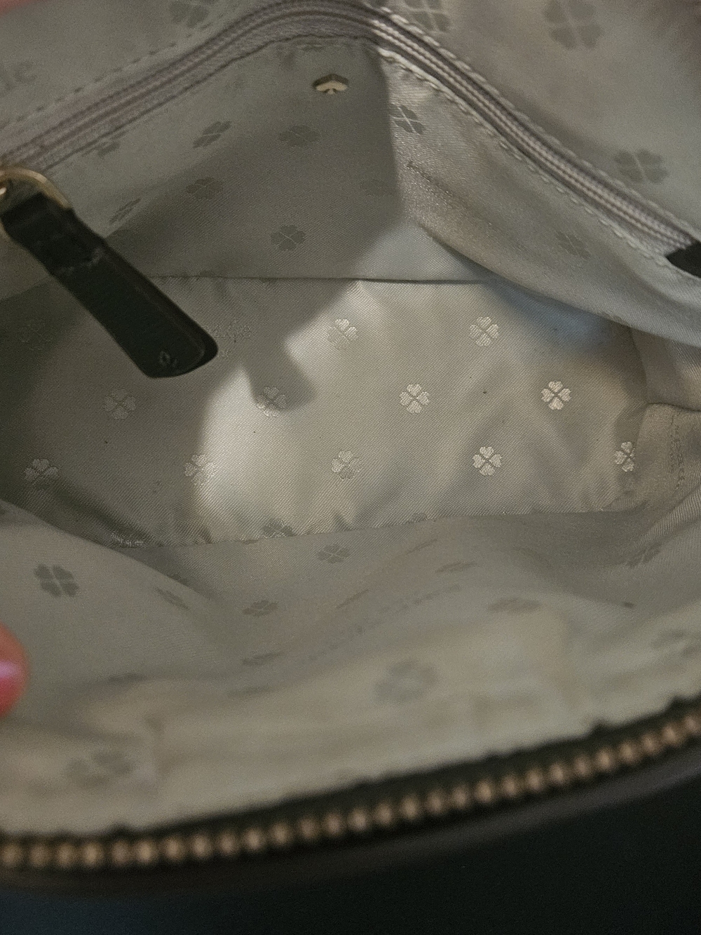 kate spade Pink and Black Striped Dome Purse - Picture 2 of 7